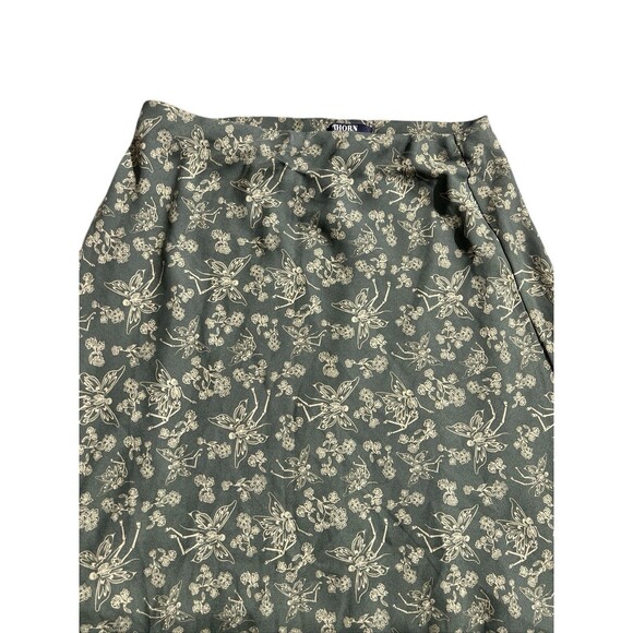 Thorn & Fable Maxi Skirt Women Sz SM Skeleton Butterfly Pixie Hem Fairy Goth - Picture 6 of 11